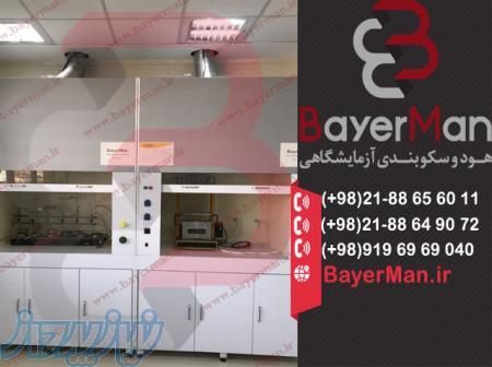 فیوم هود یکی از دهها تجهیزات مدرن آزمایشگاهی در شرکت بایرمن