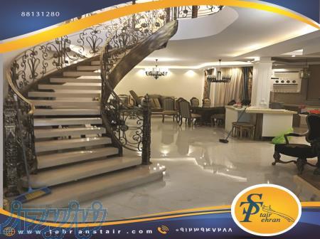 مشاوره، طراحی و ساخت تخصصی پله های گرد، حلزونی، تزیینی، خاص و فرار در سراسر کشور 